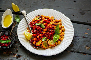 Chick pea salad
