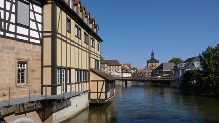View of medieval town of Bamberg