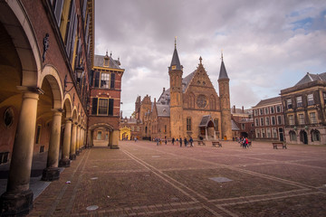 Fototapeta na wymiar Binnenhof in Den Haag, Netherlands