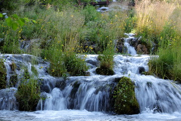 Cascade Springs Waterfalls near Heber, Utah