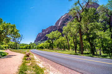 Beautiful Zion National Park in Utah, USA