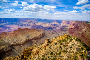 Beautiful views in magnificent Grand Canyon, Arizona, USA