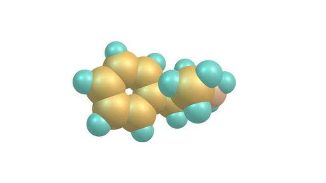 Dexamfetamine molecule - stimulant drug