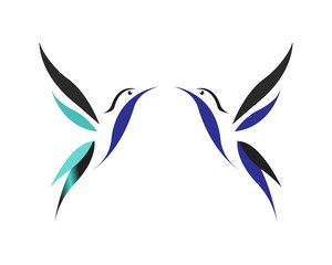 Fototapeta na wymiar Bird Logo Template vector illustration