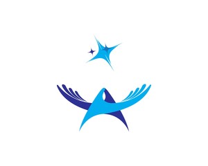 Obraz premium Star Logo Template vector icon illustration design