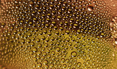 drops of water on black background