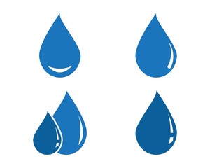 water drop Logo Template vector illustration design