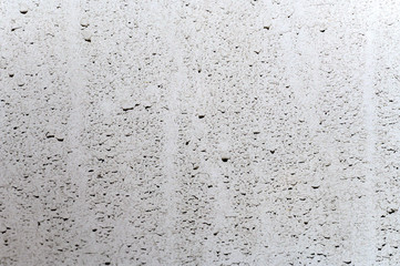 Stains that occur on the side of the white car