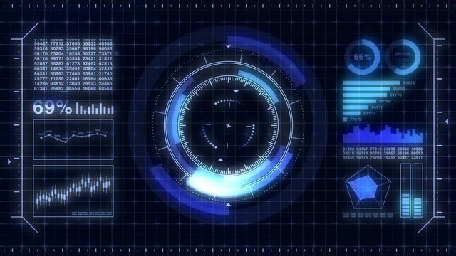 ターゲット 狙い ビジネス レーダー テクノロジー 青色 ループ