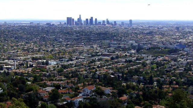 Los Angeles California Seen From Hollywood Hills