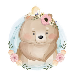 Cute Bear Portrait