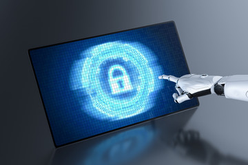 Cyber security concept