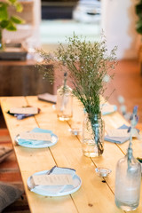 Table set for dinner
