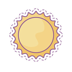 patch of hot sun icon
