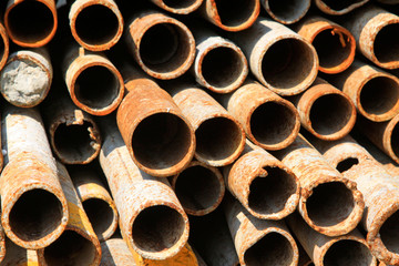 Rust deformation steel pipe