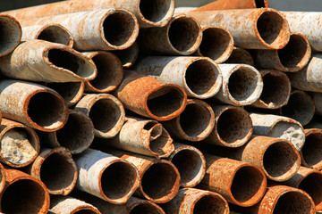 Rust deformation steel pipe
