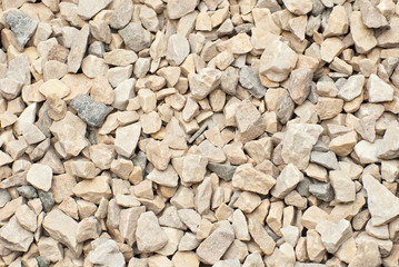 Drainage systems from small pebbles. Garden drainage for plants and trees.