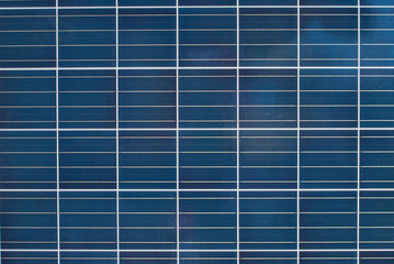 Texture of solar panels close up. Newest technologies of solar power generation.