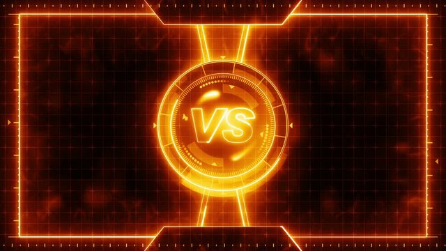 スポーツ VS ゲーム 近未来 光線 比較 戦い ループ 黄色