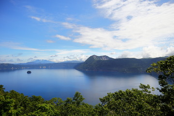 日本　北海道の摩周湖
