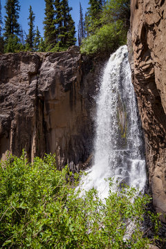 South Clear Creek Waterfall in Mineral County, Colorado