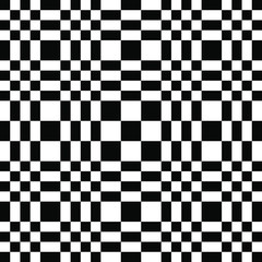 Fototapeta premium Black and white checkered texture.