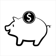Coin Money Box Piggy Bank Design