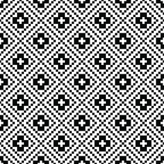 black and white seamless pattern