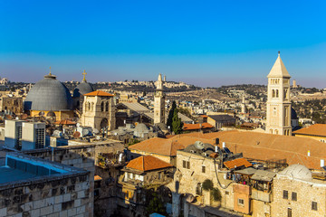 Fototapeta na wymiar Eternal indivisible Jerusalem