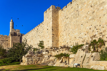  Monumental walls of Jerusalem