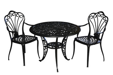 Hand made chair wrought iron 