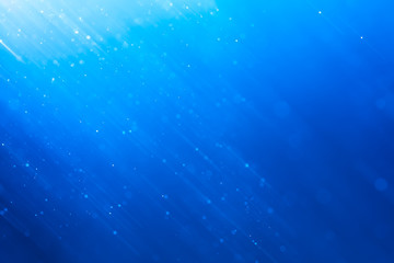 Abstract Blue bokeh background