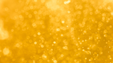 Abstract Yellow bokeh Background