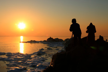seaside scenery, beidaihe, China