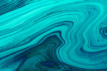 Blue Acrylic pour Color Liquid marble abstract surfaces Design.