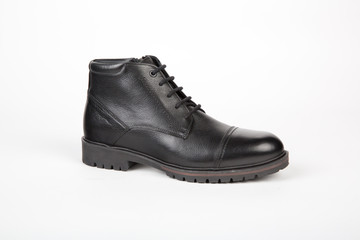 Mens shoes on white background 