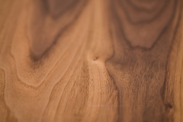 Closeup of real black walnut wood texture with natural grain