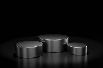 Abstract background of product stand. 3D rendering.