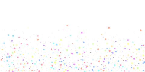 Obraz premium Festive confetti. Celebration stars. Colorful star