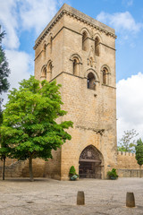 Fototapeta na wymiar View at the Abacial Tower in Laguardia - Spain