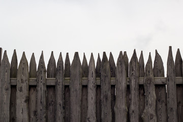 hedge wooden gray high