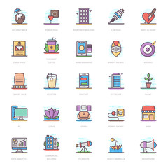 Drinks Flat Icons Pack