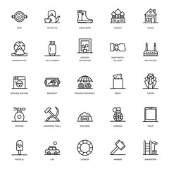 Food Line Icons Pack 