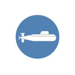 Submarine icon. Suitable for use on web apps, mobile apps and print media.