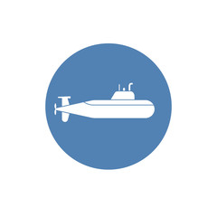 Submarine icon. Suitable for use on web apps, mobile apps and print media.