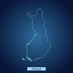 map of Finland