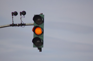 Ampel orange  - bereit