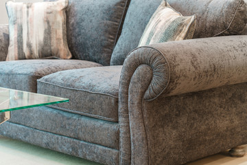 Fototapeta na wymiar comfortable sofa in a living room