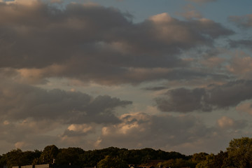 Clouds in the evening