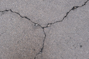 Obraz premium Crack in Concrete on Las Vegas Street